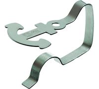 MB Coastal Designs 4-Piece Anchor Tablecloth Clip Set, Stainless Steel by MB Coastal Designs