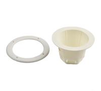 Marine Cable Boot 120 mm bianco poppa Wire Protector | Si adatta a ritagli da 120 mm, protegge i cavi dello sterzo, vinile resistente all'olio, facile da installare, grado marino
