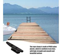 Marine Docking Cleat Set - Gancio per legare barche da 4 pollici in nylon | Strada marina della stella marina, accessori per barche durevoli per ponte, canoa, kayak per fissaggio sicuro e consumo di
