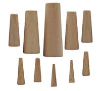 Marine Drain Plug, Quick Drainage Stopper for Captains, 10 Pieces Soft Wood Plugs Tapered for Boat, Kayak Dock Side Lake Bilge Pump Winter Beach Outdoor Yacht Mechanics