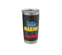 Marine Engineer Funny Engineering Job Titiles Bicchiere termico in acciaio inox doppia parete