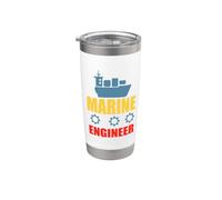 Marine Engineer Funny Engineering Job Titiles Bicchiere termico in acciaio inox doppia parete