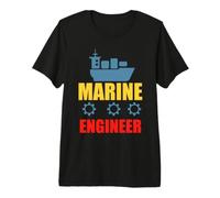 Marine Engineer Funny Engineering Job Titiles Maglietta Premium