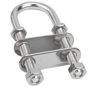 Marine Grade 304 Acciaio Inox Barca poppa Occhio Tie Down U Bolt M8 con set completo di hardware per carichi pesanti