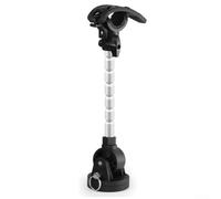 Marine Grade Trolling Motor Stabilizer Mount, con supporto regolabile, per motori Minn Kota 180 Gradi Pivot Design, Costruzione in Acciaio Inox Vibrazione