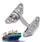 Marine Hinge Steel Hinges, Heavy Duty Butterfly Hinges, 2.68x2.76x1.1 inches Marine with Support, Resistant Stainless Hinge, Butterfly Design Reinforced, Cabinet Boat Shed