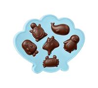 Marine Ice Tray - Reusable Aquatic Molds, Heavy-Duty Stackable Freezer Set with Spill-Proof Rim, High-Durability Non-Stick Exterior, Multi-Purpose Liquid Use, for Juice Chocolate and Wine Drinks