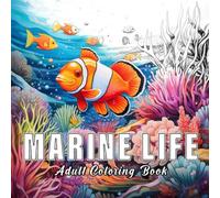 Marine Life: Colouring books for adults with 60 sketches of marine life.