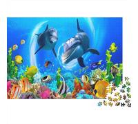 Marine Life Jigsaw Puzzle Impossible 1000Pcs Decorazione Per La Casa. Giochi Rilassamento E Intelligence Per Adulti E Ragazzi Da 14 Anni 1000pcs (75x50cm)