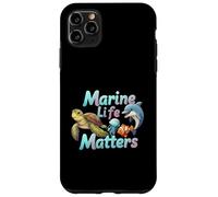 Marine Life Matters Ocean Conservation Sea Animals Custodia per iPhone 11 Pro Max