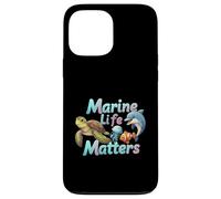 Marine Life Matters Ocean Conservation Sea Animals Custodia per iPhone 13 Pro Max
