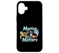 Marine Life Matters Ocean Conservation Sea Animals Custodia per iPhone 16 Plus