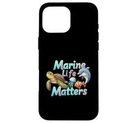 Marine Life Matters Ocean Conservation Sea Animals Custodia per iPhone 16 Pro Max