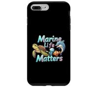 Marine Life Matters Ocean Conservation Sea Animals Custodia per iPhone 7 Plus/8 Plus
