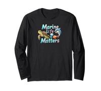 Marine Life Matters Ocean Conservation Sea Animals Maglia a Manica