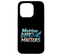 Marine Life Matters Ocean Conservation Whale Coral Design Custodia per iPhone 15 Pro