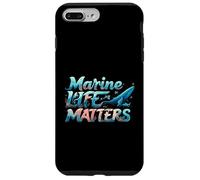 Marine Life Matters Ocean Conservation Whale Coral Design Custodia per iPhone 7 Plus/8 Plus