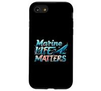Marine Life Matters Ocean Conservation Whale Coral Design Custodia per iPhone SE (2020) / 7/8