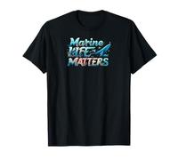 Marine Life Matters Ocean Conservation Whale Coral Design Maglietta
