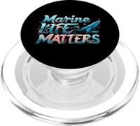 Marine Life Matters Ocean Conservation Whale Coral Design PopSockets PopGrip per MagSafe