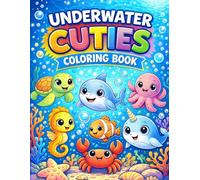 Marine Mammals Coloring Book for Kids: 48 Cute and Easy Coloring Pages for Kids Ages 3-5