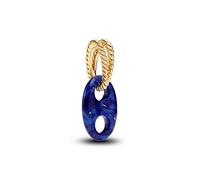 Marine Rope 14k Gold-Plated Dangle with Imitazione Lapislazzuli