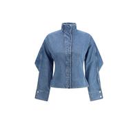 Marine Serre Blue Cotton Denim Jacket - IT36 | XS