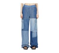 Marine Serre - Jeans Cargo a Vita Alta - - Jeans - Donna - Blu - L