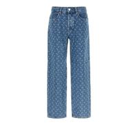 Marine Serre, ,Jeans ,Uomo ,Blu ,L Moon Laser Denim Jeans