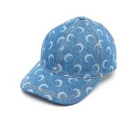 Marine Serre - Laser Denim Baseball Cap - - Accessories - Donna - Blu - ONE SIZE