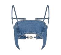 Marine Serre - Moon Bra Top - - Tops - Donna - Blu - M