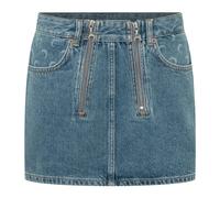 Marine Serre - Moon Laser Denim Mini Skirt - - Skirts - Donna - Blu - S