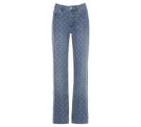 Marine Serre - Moon Laser Straight Jeans - - Jeans - Donna - Blu - S