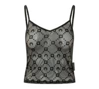 Marine Serre - Moonogram Straps Top - - Tops - Donna - Nero - L