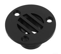 Marine Spec Deck Floor Drain Cover efficiente drenaggio dell'acqua per barche, yacht e camper, materiale hardware nero, 22 mm, 25 mm, facile da installare, senza cuciture, adatto per console centrale