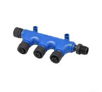 Marine T Splitter Connettore M125P a 37 vie con bloccaggio filettato, connettore impermeabile IP67 per reti NMEA 2000 e sistemi di comunicazione marina (1 maschio a 4 femmine)