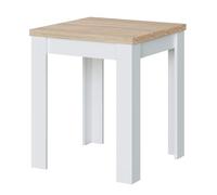 MarinelliGroup Tavolo apribile pieghevole salvaspazio cucina ausiliario 67 X 67 X 79 cm ROVERE + BIANCO 0F4589A