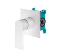 Mariner Arya set doccia per 1 uscita, incluso corpo incasso, ARY1900-BO+INT9035-00, Arya bianco opaco [Rubinetteria Bagno > Rubinetteria Doccia]