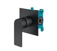 Mariner Arya set doccia per 1 uscita, incluso corpo incasso, ARY1900-NO+INT9035-00, Arya nero opaco [Rubinetteria Bagno > Rubinetteria Doccia]