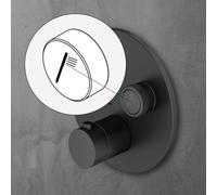 Mariner Eden pulsante di sostituzione con simbolo: doccetta, RIC0009-NODOC, Eden; Oasy nero opaco [Rubinetteria Bagno > Ricambi Rubinetteria Bagno]