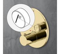 Mariner Eden pulsante di sostituzione con simbolo: doccetta, RIC0009-ORDOC, Eden; Oasy oro [Rubinetteria Bagno > Ricambi Rubinetteria Bagno]