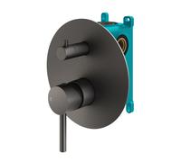 Mariner Logica set vasca/doccia per 2-3 uscite, incluso corpo incasso, LOG1901-GR+INT9036-00, Logica grafite opaco [Rubinetteria Bagno > Rubinetteria Doccia]