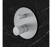 Mariner Logica Shine set vasca/doccia per 2-3 uscite, incluso corpo incasso, LOS1901-CS+INT9036-00, Logica Shine cromo spazzolato [Rubinetteria Bagno > Rubinetteria Doccia]