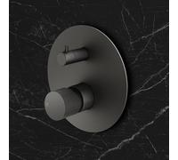 Mariner Logica Shine set vasca/doccia per 2-3 uscite, incluso corpo incasso, LOS1901-GR+INT9036-00, Logica Shine grafite opaco [Rubinetteria Bagno > Rubinetteria Doccia]