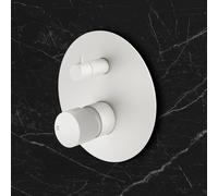 Mariner Logica Shine set vasca/doccia per 2-3 uscite, per corpo incasso, LOS1901-BO, Logica Shine bianco opaco [Rubinetteria Bagno > Rubinetteria Doccia]