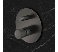 Mariner Logica Shine set vasca/doccia per 2-3 uscite, per corpo incasso, LOS1901-GM, Logica Shine antracite spazzolato [Rubinetteria Bagno > Rubinetteria Doccia]