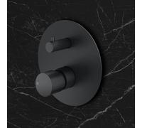 Mariner Logica Shine set vasca/doccia per 2-3 uscite, per corpo incasso, LOS1901-NO, Logica Shine nero opaco [Rubinetteria Bagno > Rubinetteria Doccia]