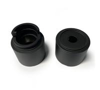 Mariner Manicotto per maniglia di temperatura e deviazione, per termostatico a incasso con 2 o 3 uscite, RIC0023-NO, Logica; Quadra nero opaco [Rubinetteria Bagno > Ricambi Rubinetteria Bagno]