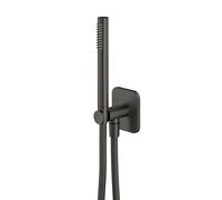 Mariner Oasy set doccetta con presa d'acqua e supporto doccetta, OAS3000-GM, Oasy antracite spazzolato [Rubinetteria Bagno > Set Doccia]