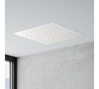 Mariner pannello a pioggia in acciaio inox per installazione a soffitto La: 440 P: 440 mm, WLS3911-BO, Arya; Kobra; Logica; Quadra; Tao; Uno bianco opaco [Rubinetteria Bagno > Soffioni Doccia]